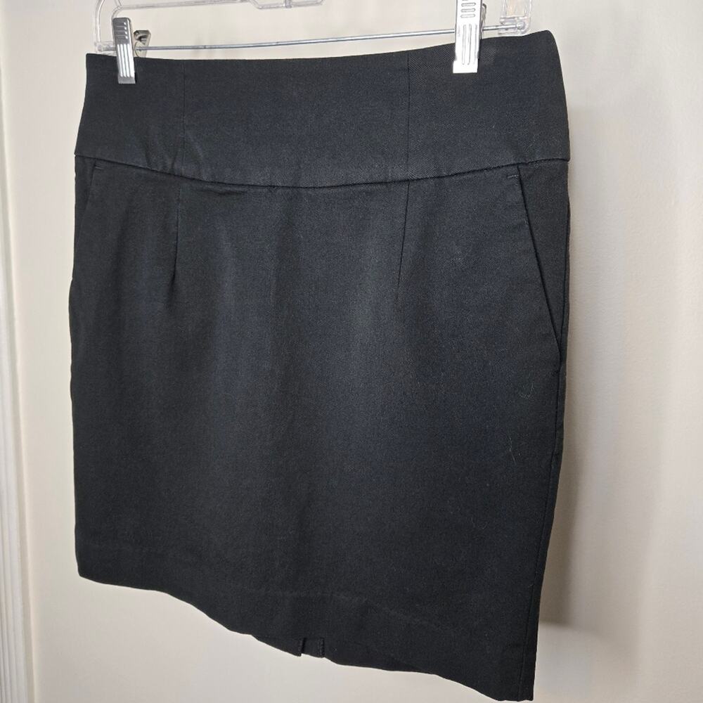 BANANA REPUBLIC Classic Black Women's Pencil Skirt with Pockets Size 6P
